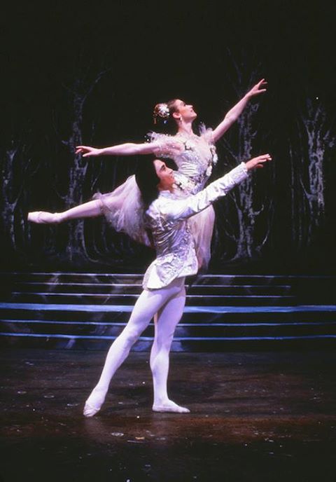 Janie Parker with Li Cunxin at Houston Ballet. Photo courtesy Ballet San Antonio.
