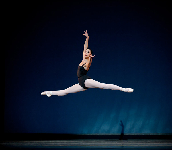 Martina Chavez in George Balanchine’s Agon. Photo by James McGrew.