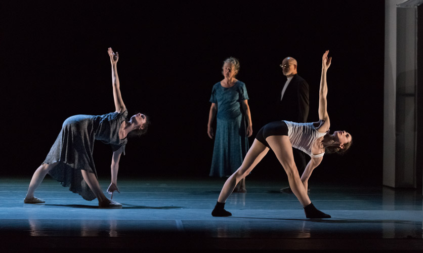 Kimberly Nobriga and Emily Parker with Susan Banyas and Gregg Bielemeier, Nicolo Fonte's Beautiful Decay, 2016 Photo: Blaine Truitt Covert