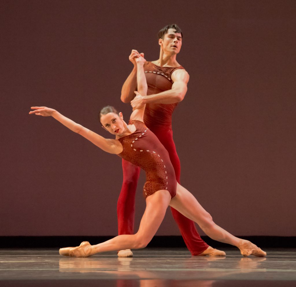 Alison Roper and Artur Sultanov, Nicolo Fonte's Bolero, 2014. Photo: Blaine Truitt Covert