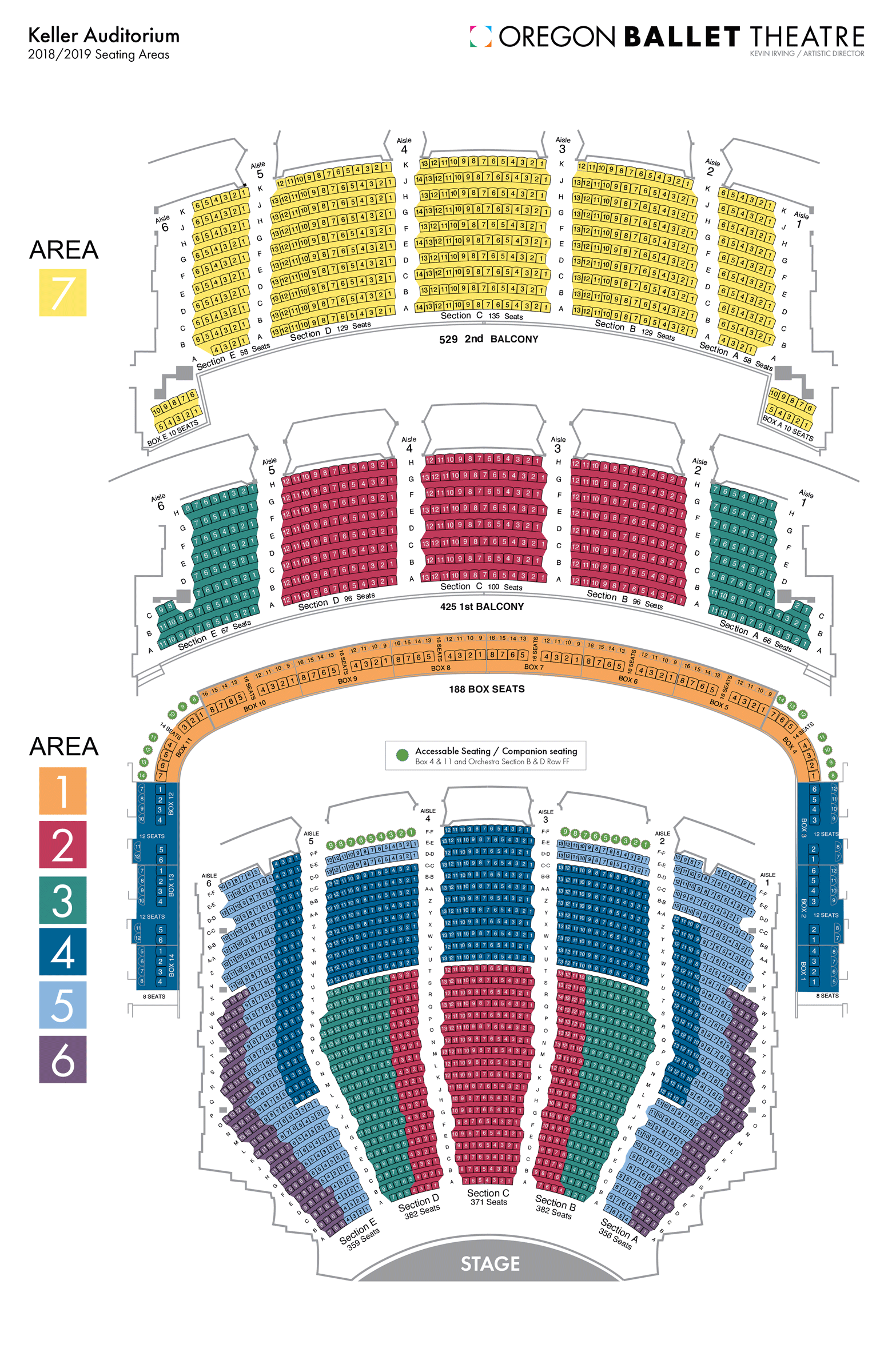 Blazer Seating Chart View